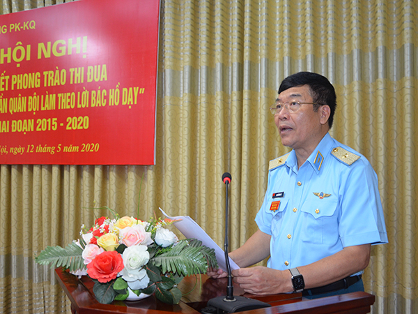 Sơ kết 5 năm Phong trào Thi đua “Ngành Hậu cần Quân đội làm theo lời Bác Hồ dạy” giai đoạn 2015 - 2020 trong Quân chủng PK-KQ