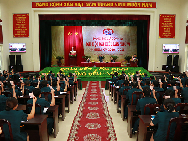Đảng bộ Lữ đoàn 26 tổ chức Đại hội đại biểu nhiệm kỳ 2020-2025