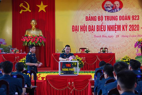 Đảng bộ Trung đoàn 923 tổ chức Đại hội đại biểu nhiệm kỳ 2020-2025
