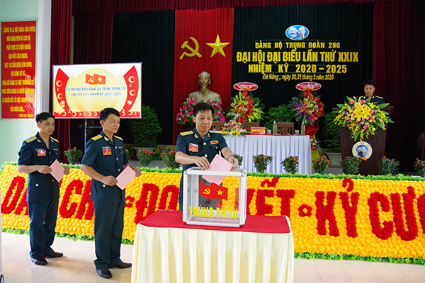 Đảng bộ Trung đoàn 290 tổ chức thành công Đại hội đại biểu nhiệm kỳ 2020-2025