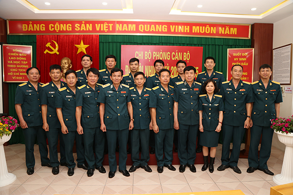 Chi bộ Phòng Cán bộ, Cục Chính trị Quân chủng Phòng không-Không quân tổ chức Đại hội nhiệm kỳ 2020-2025