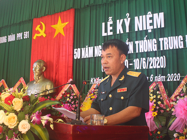 Trung đoàn Pháo phòng không 591 kỷ niệm 50 năm Ngày truyền thống