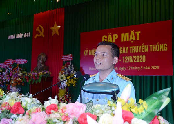 Gặp mặt kỷ niệm 45 năm ngày truyền thống Nhà máy A41