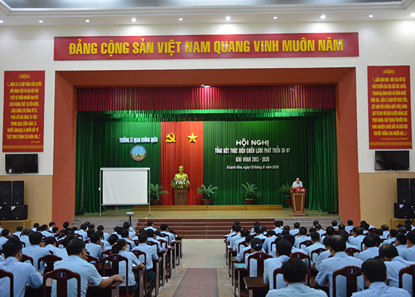 Trường Sĩ quan Không quân tổ chức Hội nghị đánh giá, tổng kết thực hiện Chiến lược phát triển GD-ĐT giai đoạn 2011-2020
