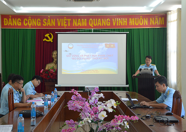 Trường Sĩ quan Không quân tổ chức Hội thi cán bộ giảng dạy chính trị năm 2020