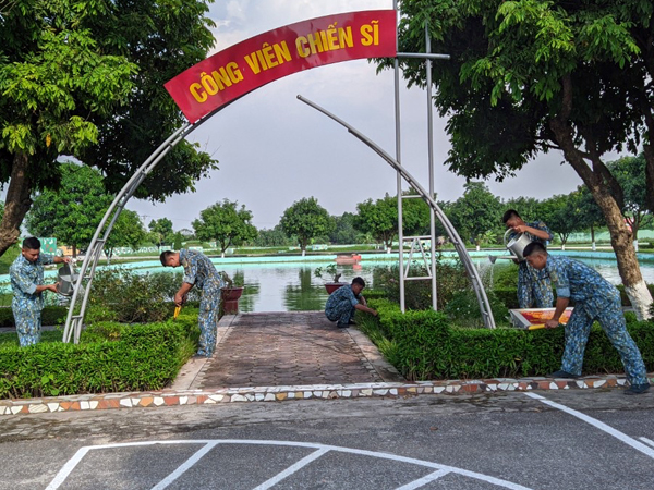 Chính quy, xanh, sạch, đẹp ở Trung đoàn 257
