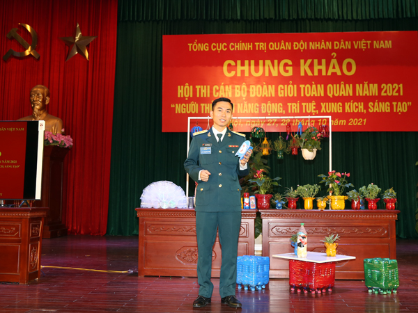Tổng cục Chính trị khai mạc vòng chung khảo Hội thi Cán bộ Đoàn giỏi toàn quân năm 2021