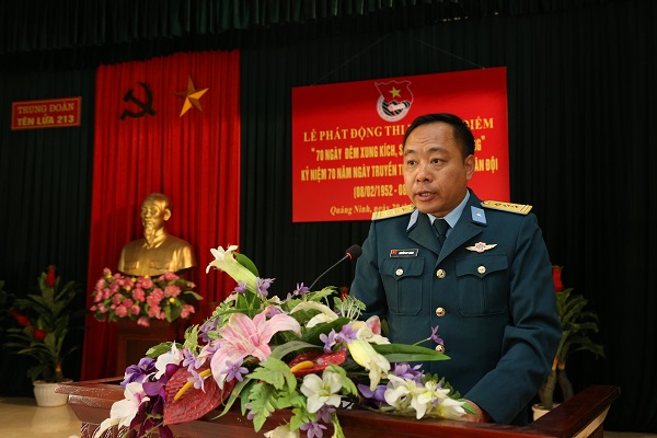 Các tổ chức đoàn trong Quân chủng Phòng không - Không quân phát động thi đua cao điểm chào mừng kỉ niệm 70 năm Ngày truyền thống Thanh niên Quân đội