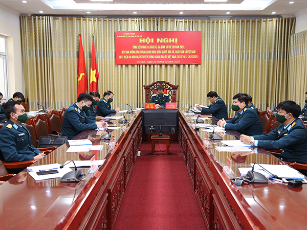 Bộ Quốc phòng tổng kết công tác Dân số, Gia đình và Trẻ em năm 2021