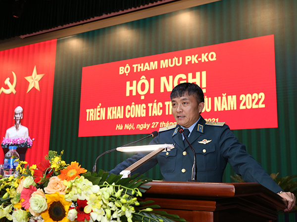 Bộ Tham mưu Phòng không - Không quân triển khai công tác tham mưu năm 2022