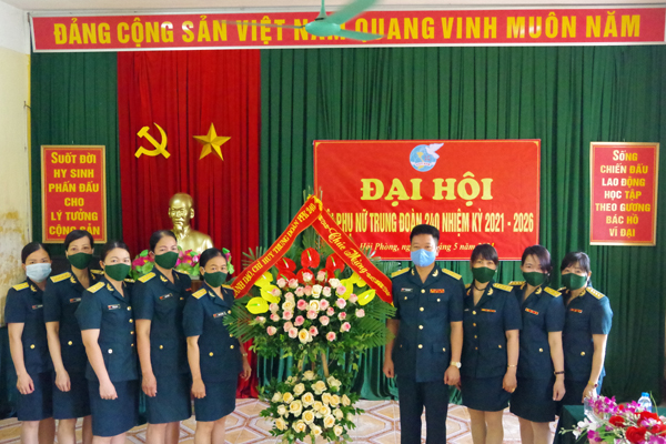 Hội Phụ nữ Trung đoàn 240 tổ chức Đại hội nhiệm kỳ 2021 - 2026.