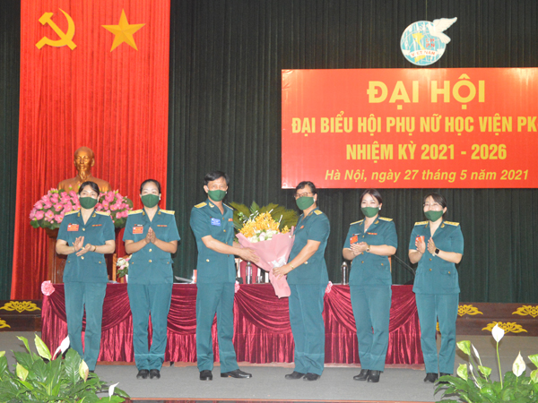 Hội Phụ nữ Học viện Phòng không - Không quân tổ chức Đại hội đại biểu nhiệm kỳ 2021-2026