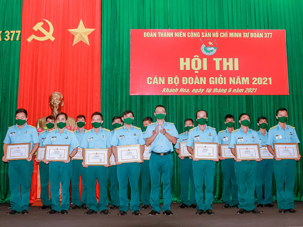 Sư đoàn 377 tổ chức Hội thi Cán bộ Đoàn giỏi năm 2021