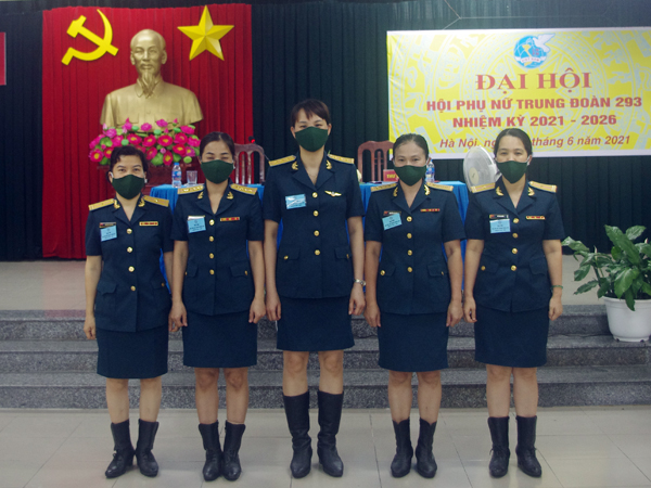 Hội Phụ nữ Trung đoàn 293 tổ chức Đại hội nhiệm kỳ 2021-2026