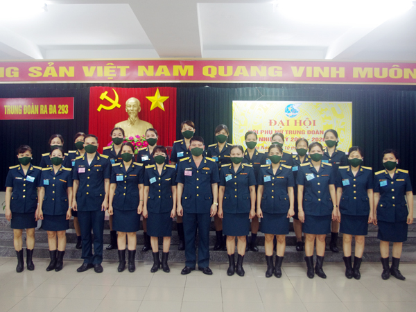 Hội Phụ nữ Trung đoàn 293 tổ chức Đại hội nhiệm kỳ 2021-2026