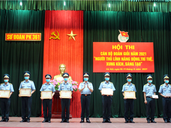 Sư đoàn 361 tổ chức Hội thi Cán bộ Đoàn giỏi năm 2021