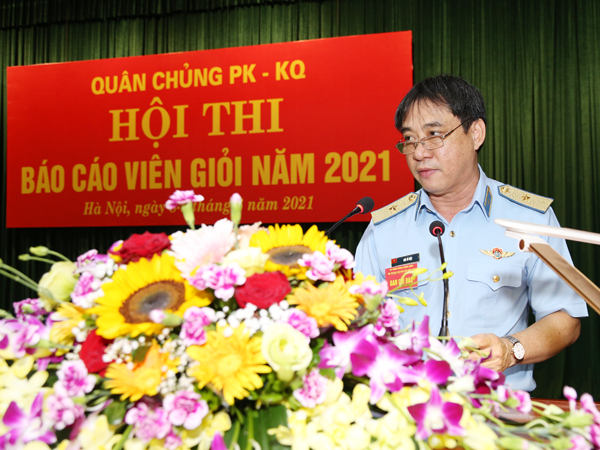 Quân chủng Phòng không - Không quân tổ chức thành công Hội thi Báo cáo viên giỏi năm 2021