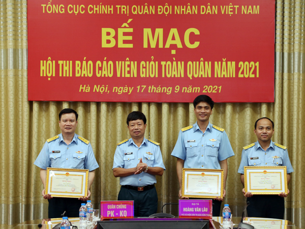 Bế mạc Hội thi Báo cáo viên giỏi toàn quân năm 2021