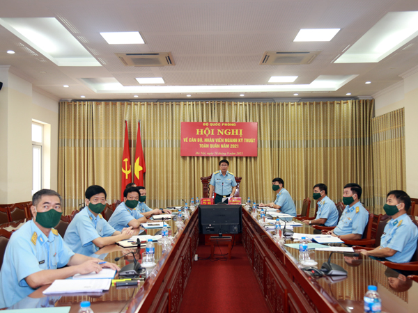 Hội nghị trực tuyến về cán bộ, nhân viên ngành Kỹ thuật toàn quân năm 2021