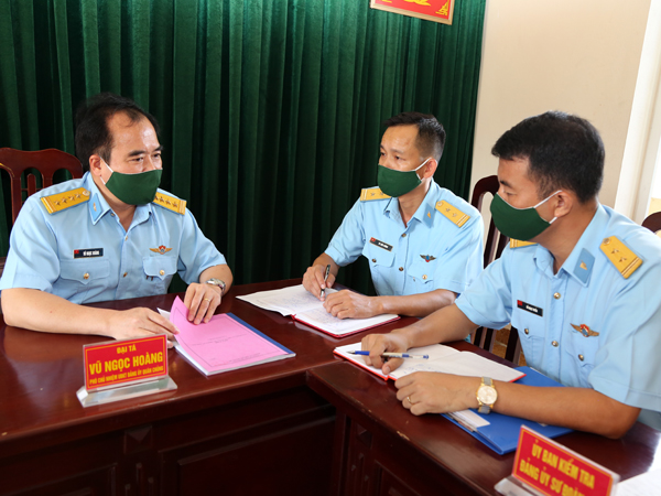 Ủy ban kiểm tra Đảng ủy Quân chủng Phòng không - Không quân kiểm tra Đảng ủy và Ủy ban kiểm tra Đảng ủy Sư đoàn 363