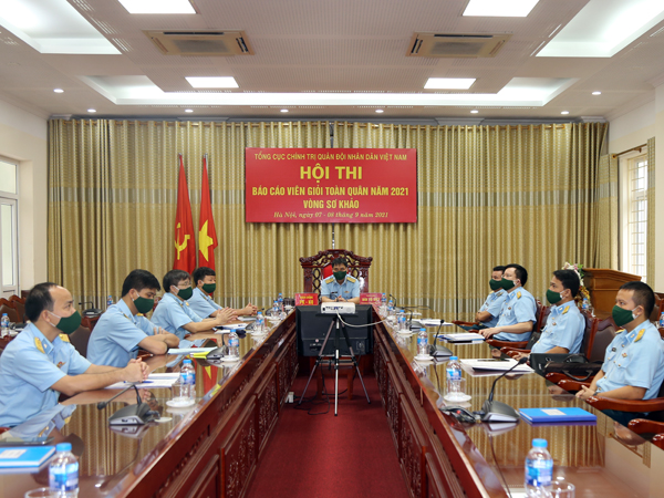 Tổng cục Chính trị tổ chức Hội thi Báo cáo viên giỏi toàn quân năm 2021 (vòng sơ khảo)