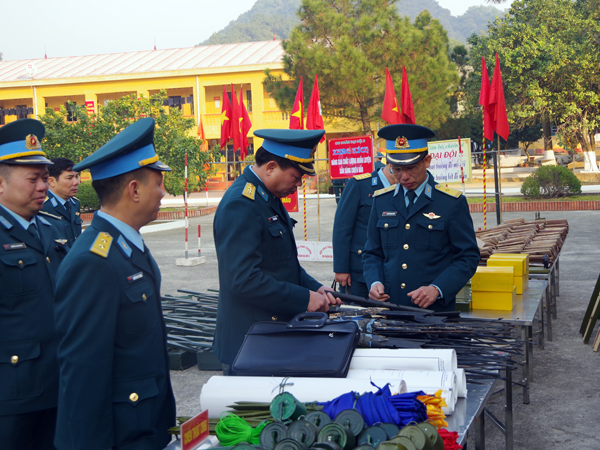 Phòng Quân huấn - Nhà trường, Bộ Tham mưu Quân chủng PK-KQ kiểm tra Tiểu đoàn Huấn luyện, Sư đoàn 371