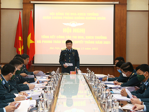 Quân chủng Phòng không - Không quân tổng kết công tác thi đua - khen thưởng và Phong trào Thi đua Quyết thắng năm 2021