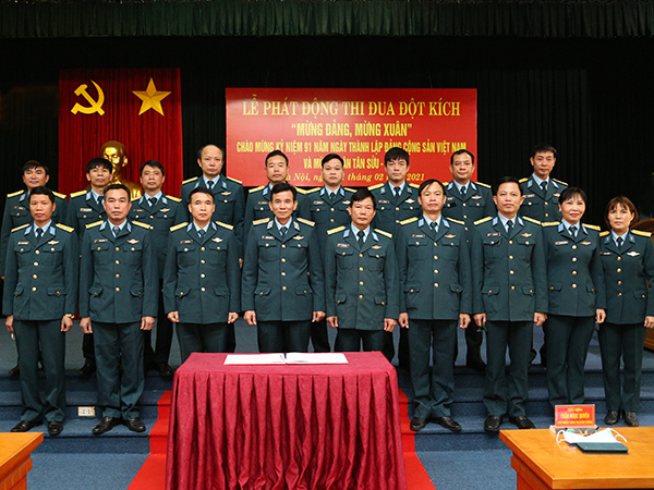 Cục Chính trị Phòng không - Không quân phát động thi đua “Mừng Đảng, mừng Xuân”
