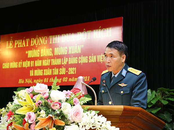 Cục Chính trị Phòng không - Không quân phát động thi đua “Mừng Đảng, mừng Xuân”