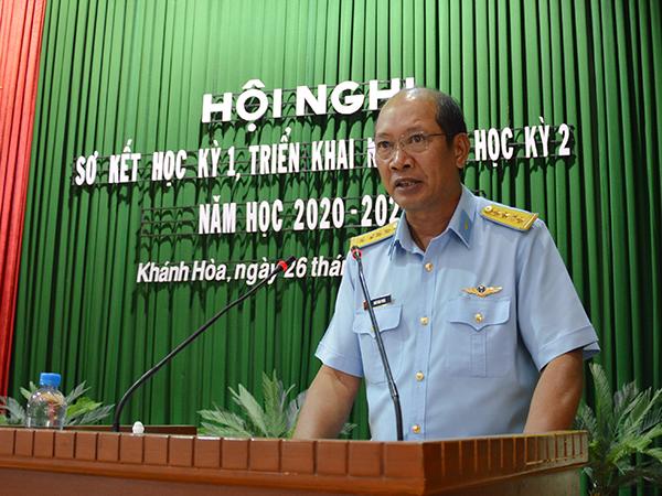 Trường Sĩ quan Không quân sơ kết học kỳ I và triển khai nhiệm vụ học kỳ II, năm học 2020-2021