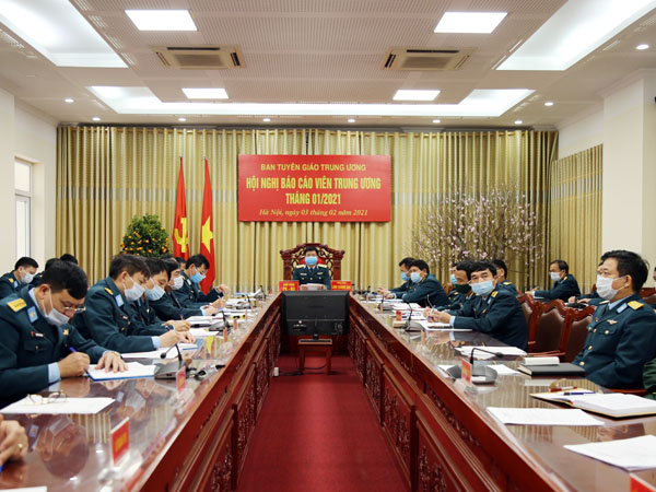 Ban Tuyên giáo Trung ương tổ chức Hội nghị báo cáo viên Trung ương tháng 1-2021