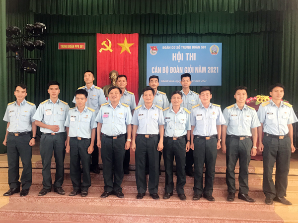 Trung đoàn 591 tổ chức Hội thi Cán bộ đoàn giỏi năm 2021