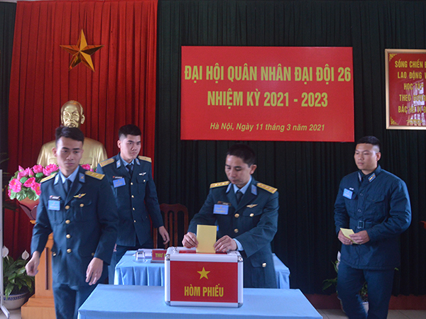 Đại đội 26 tổ chức Đại hội quân nhân nhiệm kỳ 2021-2023