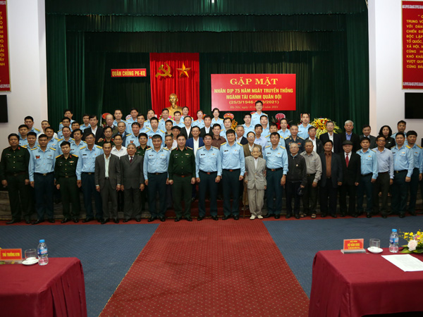 Ngành Tài chính Quân chủng Phòng không - Không quân gặp mặt kỷ niệm 75 năm Ngày truyền thống Ngành Tài chính Quân đội