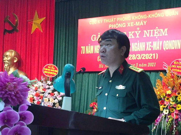Gặp mặt kỷ niệm 70 năm Ngày truyền thống ngành Xe - Máy Quân đội