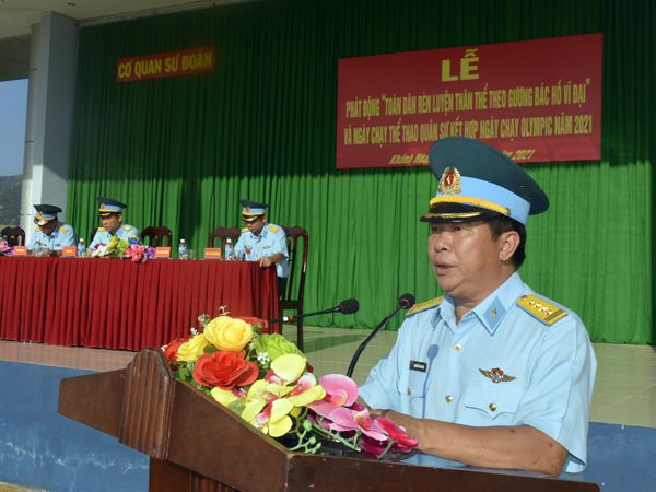 Sư đoàn 377 tổ chức phát động Cuộc vận động “Toàn dân rèn luyện thể thao theo gương Bác Hồ vĩ đại” giai đoạn 2021-2030 và tổ chức “Ngày chạy thể thao CISM” năm 2021