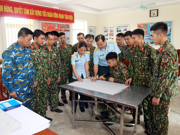Cục Phòng không lục quân tập huấn Chủ nhiệm trinh sát, Báo vụ, Tiêu đồ, Trung đội trưởng chỉ huy, Đài trưởng Đài Quan sát Phòng không các Quân khu, Quân đoàn và Quân chủng Hải quân