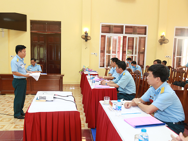 Các cơ quan, đơn vị trong Quân chủng Phòng không - Không quân tổ chức Hội thi Báo cáo viên giỏi năm 2021