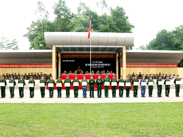 Đội tuyển Công binh Quân chủng Phòng không - Không quân hoàn thành tốt nhiệm vụ tại Hội thao Công binh toàn quân năm 2021