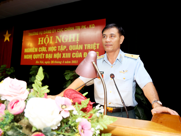 Cục Chính trị Phòng không - Không quân tổ chức nghiên cứu, học tập, quán triệt Nghị quyết Đại hội XIII của Đảng