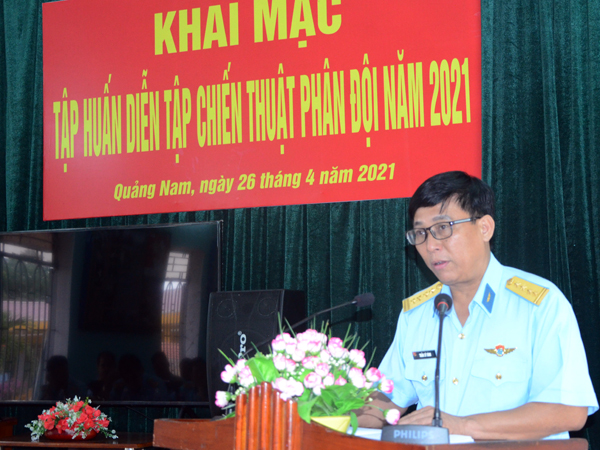Quân chủng Phòng không - Không quân khai mạc tập huấn diễn tập chiến thuật phân đội năm 2021