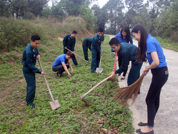 Sức trẻ trong Tháng Thanh niên