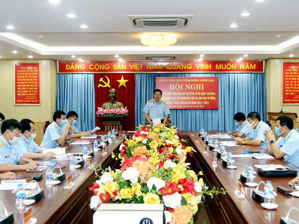 Đảng ủy Quân chủng Phòng không - Không quân sơ kết 5 năm thực hiện Chỉ thị số 05 của Bộ Chính trị (2016-2021)