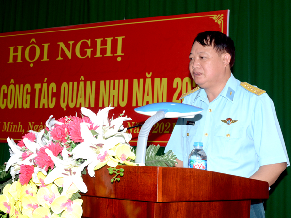 Quân chủng Phòng không-Không quân tập huấn ngành Quân nhu năm 2021
