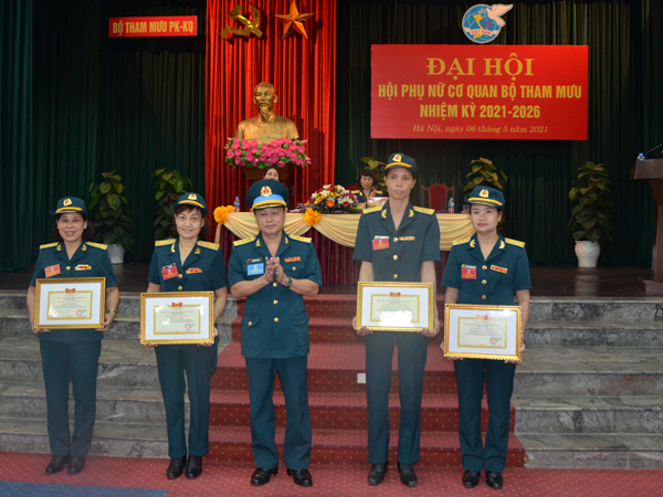 Hội Phụ nữ cơ quan Bộ Tham mưu Quân chủng PK-KQ tổ chức Đại hội nhiệm kỳ 2021-2026