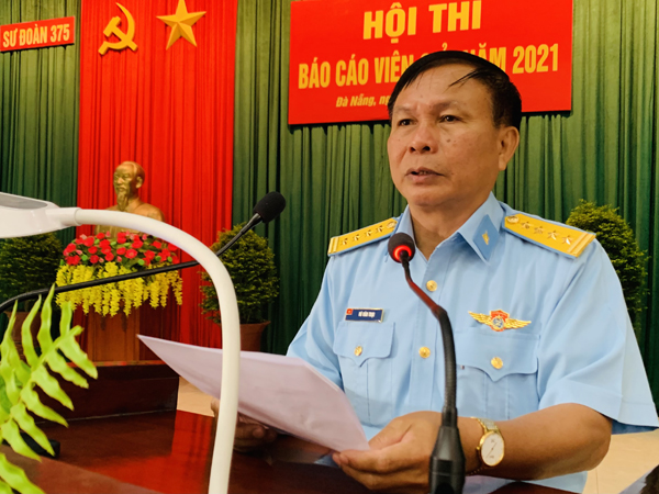 Các đơn vị trong Quân chủng Phòng không - Không quân tổ chức Hội thi Báo cáo viên giỏi năm 2021