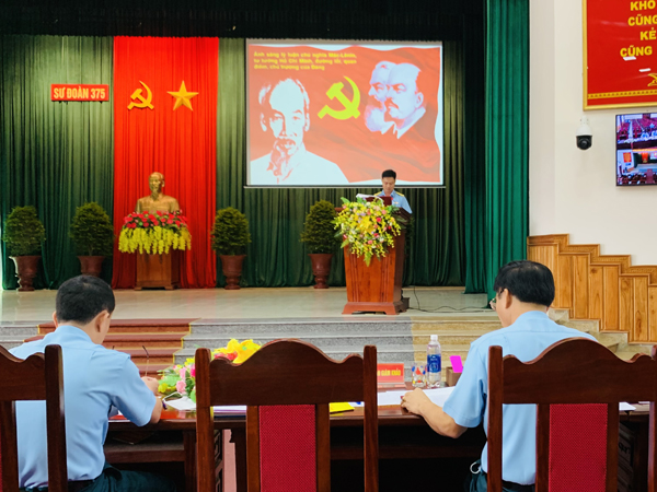 Các đơn vị trong Quân chủng Phòng không - Không quân tổ chức Hội thi Báo cáo viên giỏi năm 2021