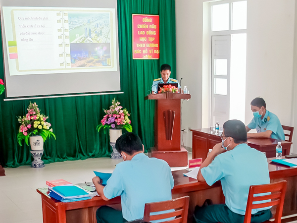 Các đơn vị trong Quân chủng Phòng không - Không quân tổ chức Hội thi Báo cáo viên giỏi năm 2021