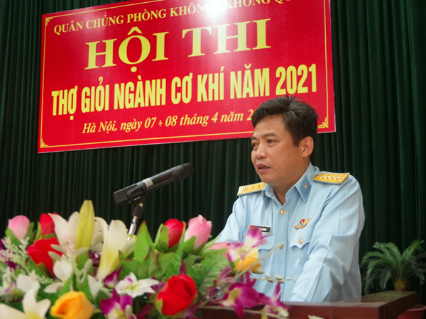 Quân chủng Phòng không-Không quân tổ chức Hội thi Thợ giỏi ngành Cơ khí năm 2021