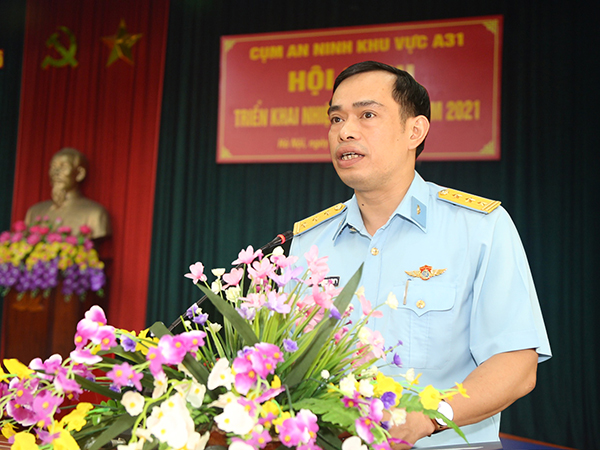Cụm An ninh khu vực A31 triển khai nhiệm vụ Quý II năm 2021